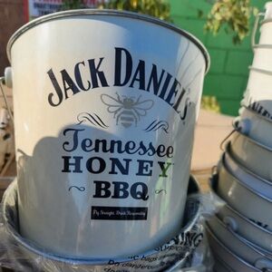 7 BUCKETS JACK DANIELS TENNESSEE HONEY METAL BUCKET ICE COOLER 7”